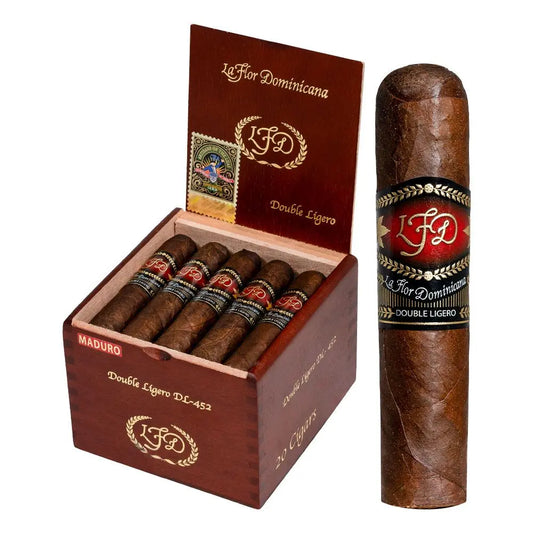La-Flor-Dominicana-Double-Ligero-452-Maduro-A-Compact-Bold-Statement The Cigar Bank