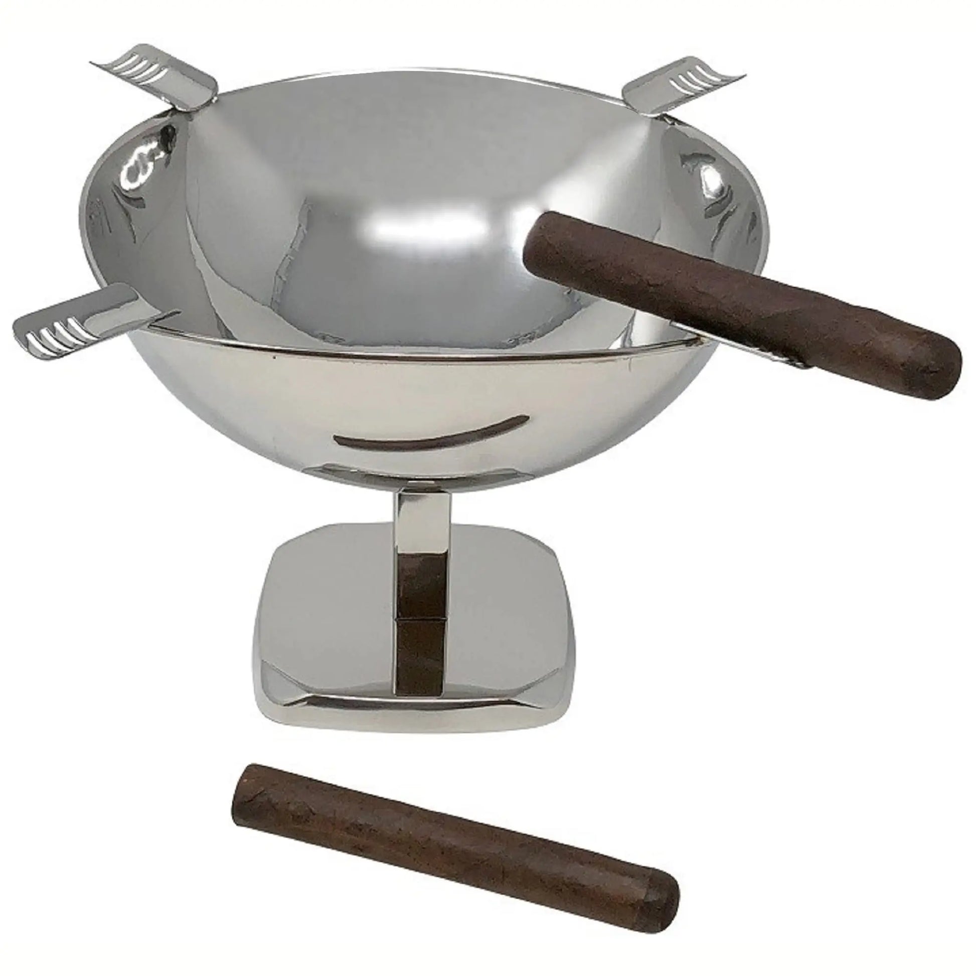 Quadrangle Stainless Steel Ashtray smokin ash