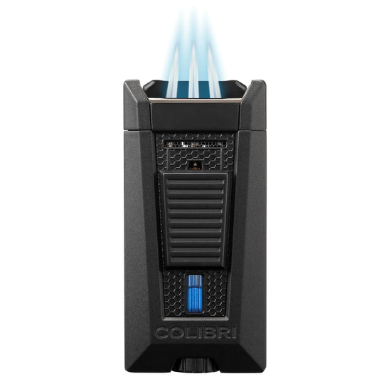 Colibri Flame Lighter Stealth Triple Flame Black No Cutter Colibri