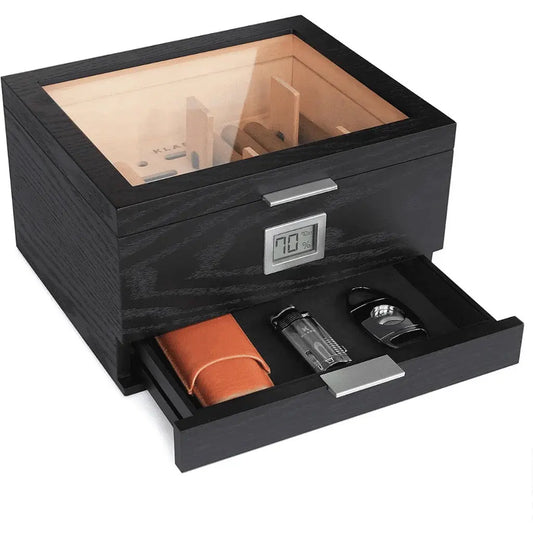 Klaro Humidor Mill Glass Top