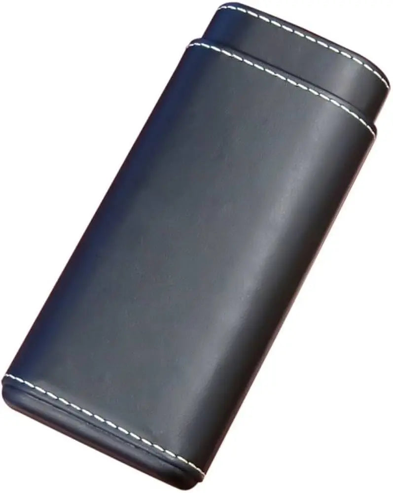 Black Leather 3 Cigar WS Prestige Import Group