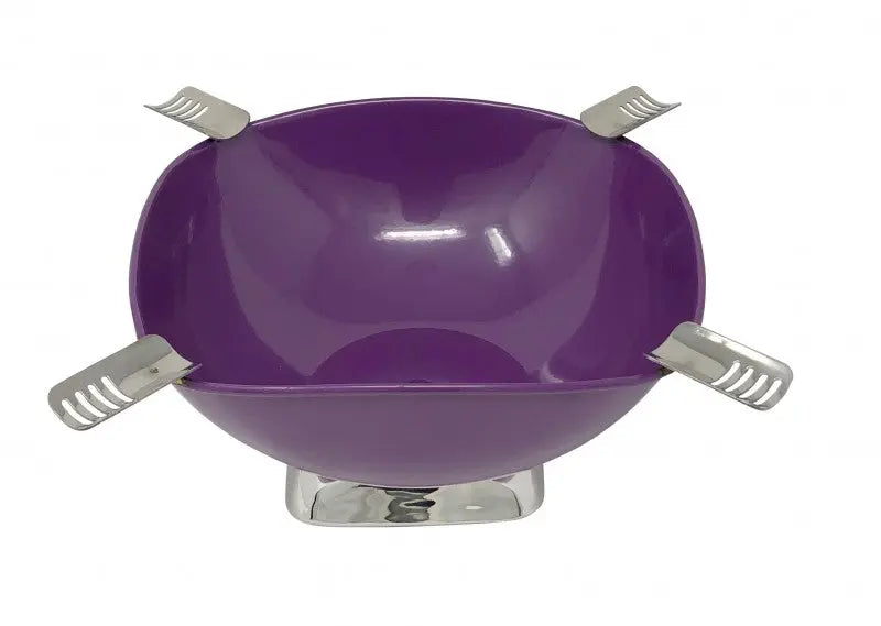 Quadrangle Stainless Gold Ashtray smokin ash