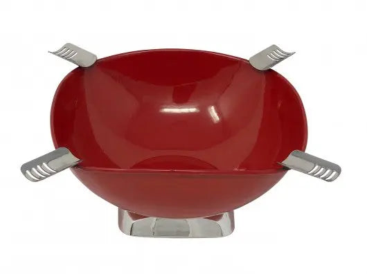 Quadrangle Stainless Gold Ashtray smokin ash