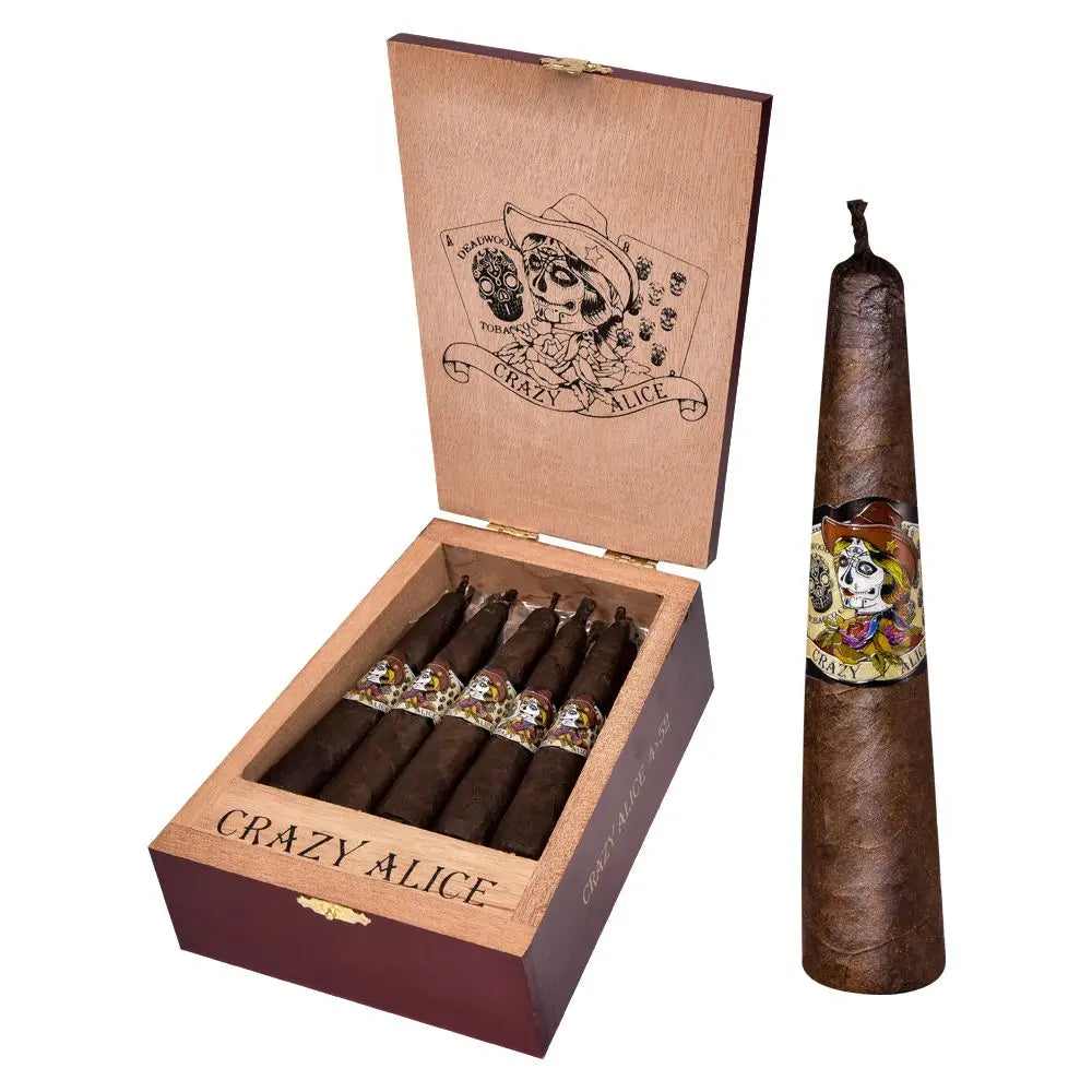 Drew Estate Deadwood Crazy Alice Robusto Box Drew Estate