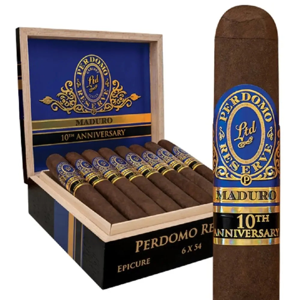 Perdomo Reserve 10th Anniversary Maduro Box Perdomo