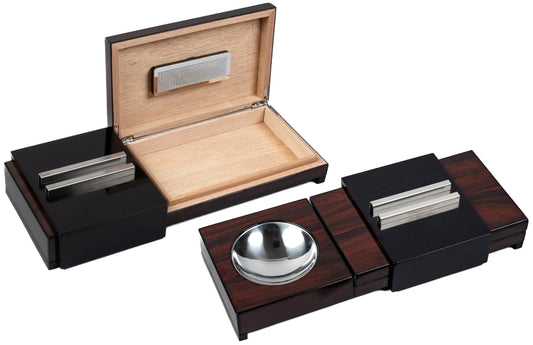 Sliding Ashtray, Humidor & Humidifier Prestige Import Group