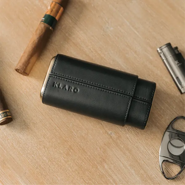 Klaro 3 Cigar Travel Case The Cigar Bank