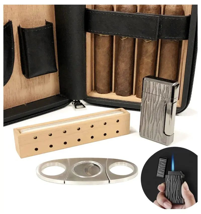 The Manhattan Travel Humidor Sets Prestige Import Group