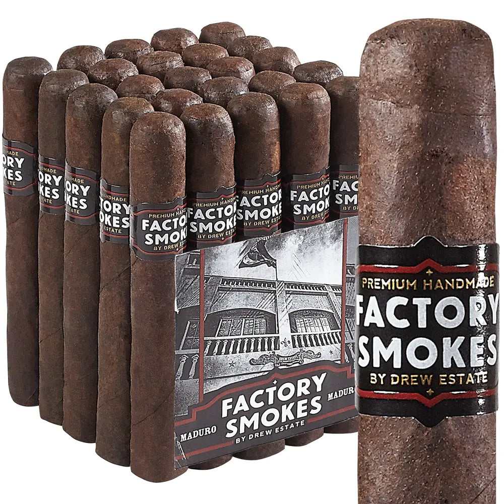 Drew-Estate-Factory-Smokes-Drew-Estate-Factory-Smokes-Maduro-Now-Available-at-The-Cigar-Bank-Affordable-Luxury-with-Rich-Flavor The Cigar Bank