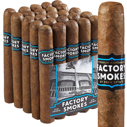 Drew Estate Factory Smokes Sun Grown: Affordable Excellence Now Available at The Cigar Bank