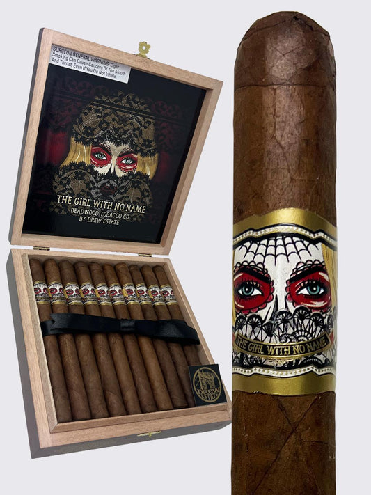 Discover the Bold Flavor of Drew Estate Deadwood Girl With No Name at The Cigar Bank