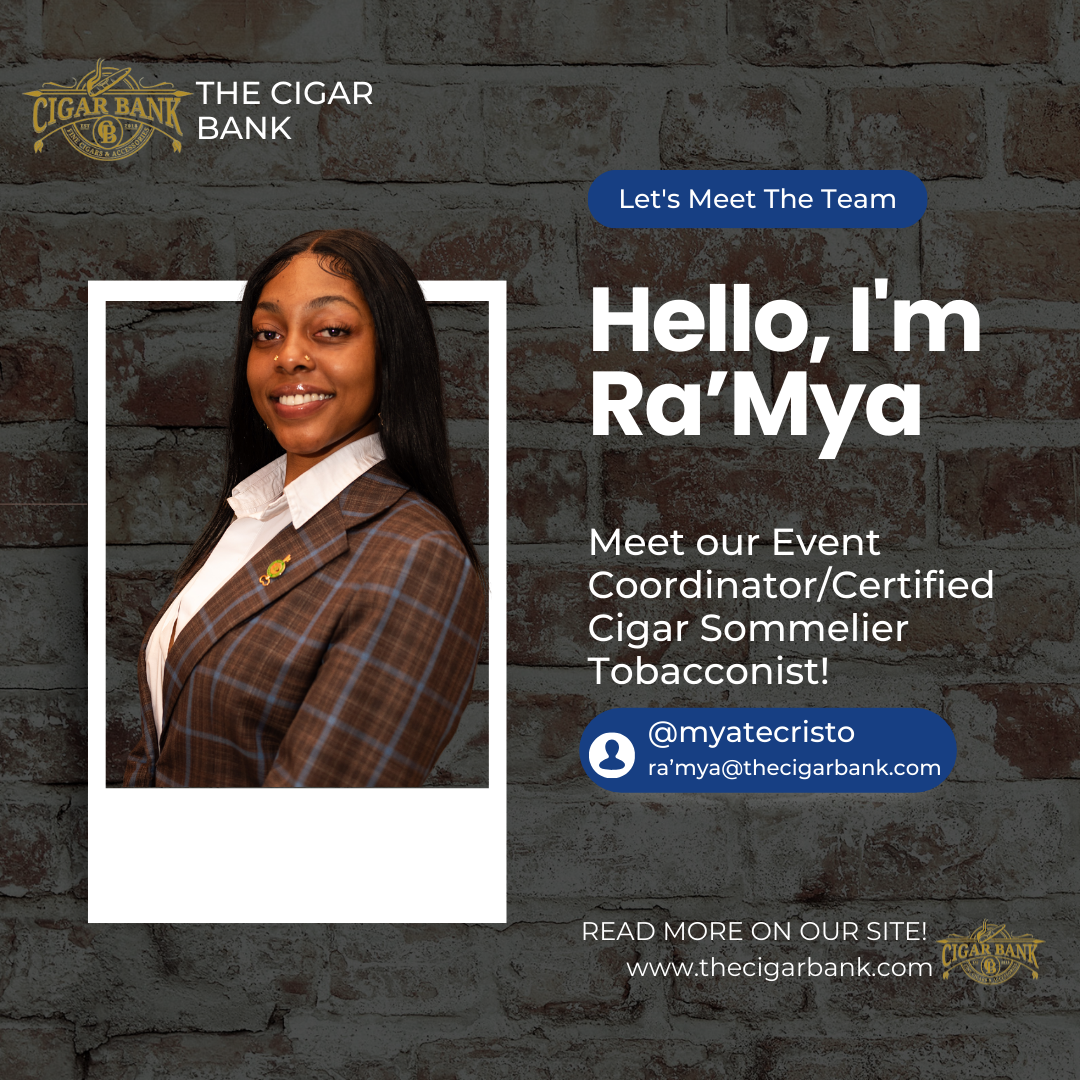 Unveiling The Faces Behind The Cigar Bank: Meet Our Event Coordinator!