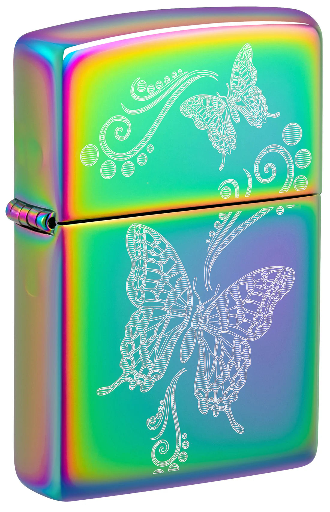 Colorful Butterflies Zippo Lighter The Cigar Bank