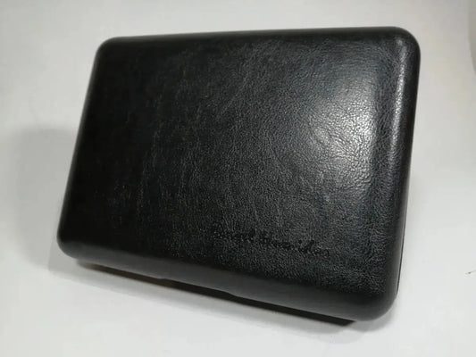 Elegance Genuine Leather Travel Humidor Case