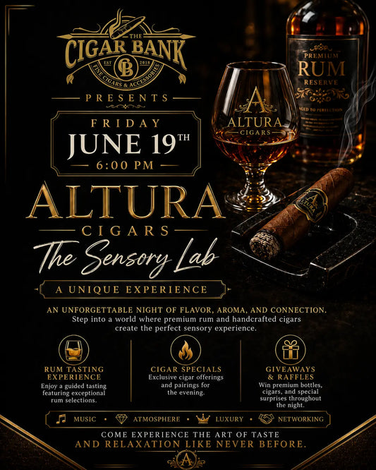 The Sensory Lab Presented by The Cigar Bank & Altura Cigars