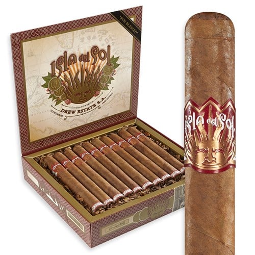 Drew Estate Cigars Isla Del Sol Sun Grown Robusto Box
