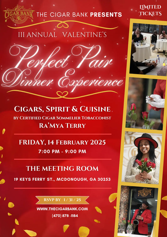 The Perfect Pair 2025: Exclusive Valentines Experience (Early-Bird Admission) The Cigar Bank