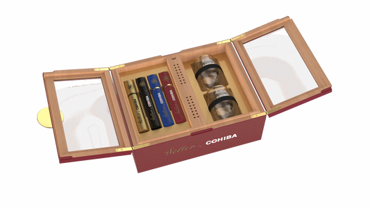 WELLER BY COHIBA HUMIDOR GIFT SET The Cigar Bank