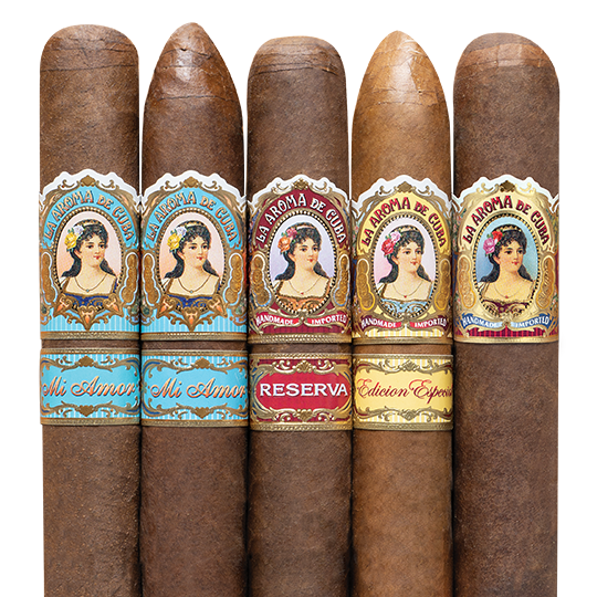 La Aroma De Cuba Best Seller 5 Cigar Assortment