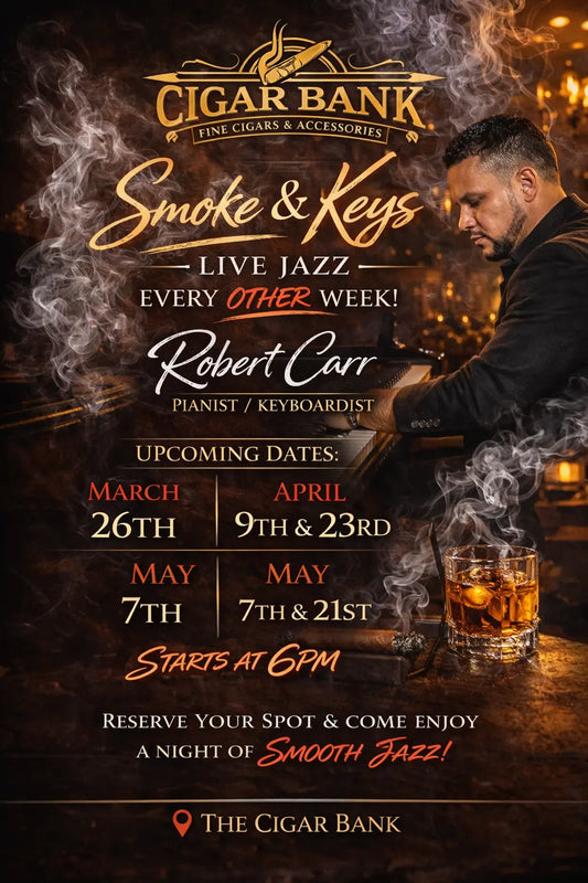 Smoke and Keys featuring pianist Robert Carr
