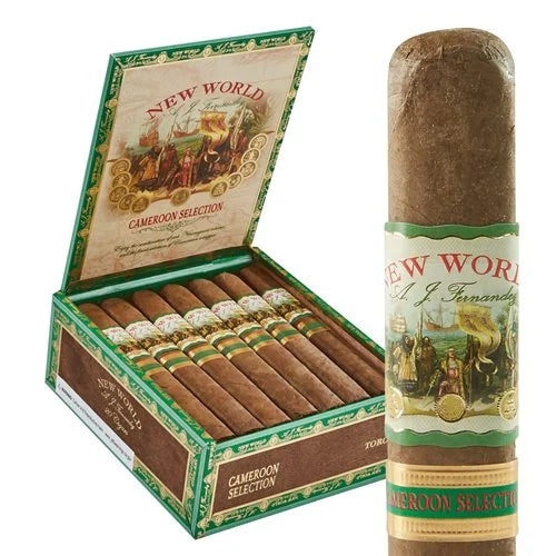 AJ Fernandez New World Cameroon Robusto Box