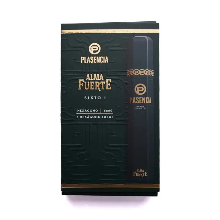 Plasencia Alma Fuerte Nat. Sixto I 6x60 Hexagon Cigar Sampler Gift Set