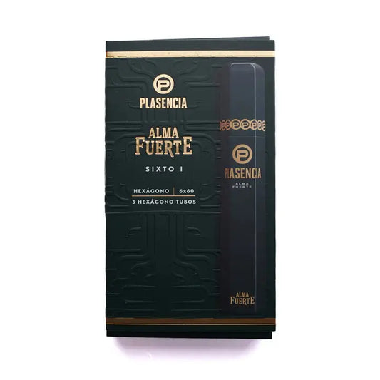 Plasencia Alma Fuerte Nat. Sixto I 6x60 Hexagon Cigar Sampler Gift Set