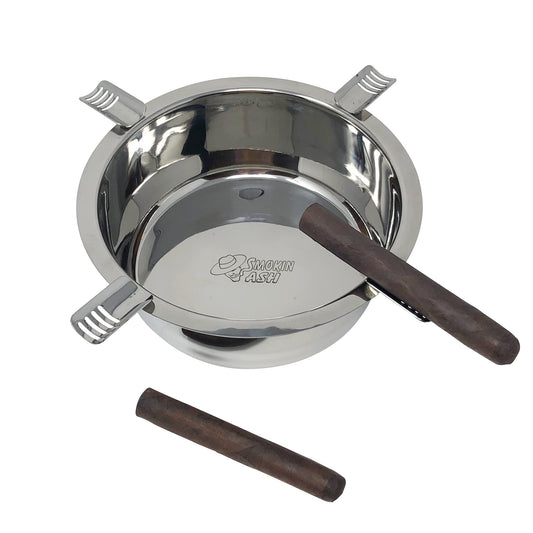 Smokin Ash Hartford Stainless Steel Ashtray