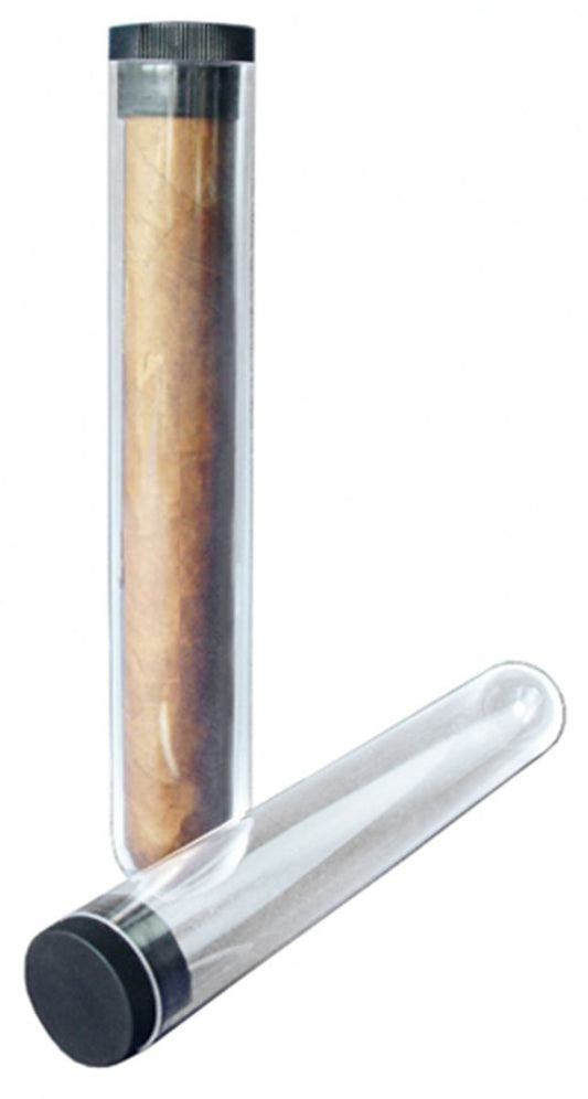 Prestige Plastic Cigar Tube (Black Cap)