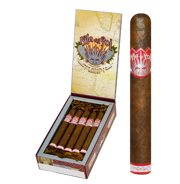 Drew Estate Cigars Isla Del Sol Maduro Toro Box