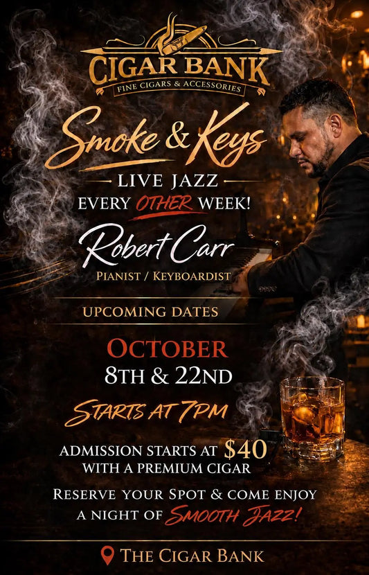 Smoke & Keys featuring Pianist Robert Carr